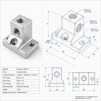 Usinage CNC de Précision, Usinage CNC Personnalisé et Service d'Électro-Étincelage par Fil Certifiés par l'Usine, Composants de Précision en Aluminium et Acier Inoxydable M