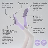 Chaussettes antidérapantes à faible MOQ pour femmes, en coton, mi-mollet, pour Pilates, Barre, Danse, Yoga, 23 couleurs personnalisables