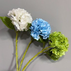 GJ-AF13-2 Wholesale Customized <b>Long</b> Stem Latex Blue Hydrangeas Flowers Preserved Hydrangea Flowers Hydrangea Flowers - Product Image 3