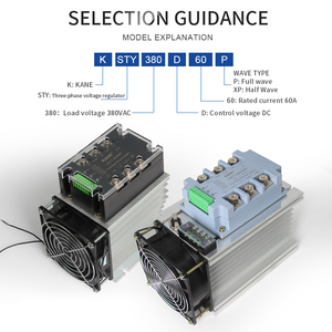 Kane thông minh va điều chỉnh điện áp mô-đun 380V ba giai đoạn rắn Relay 60A 80A 100A 150A <span class=keywords><strong>200A</strong></span> 350A <span class=keywords><strong>SSR</strong></span> công suất cao Epoxy - Product Image 4