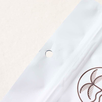 Jmei pochette à fond plat en aluminium mat imprimé personnalisé avec fermeture éclair sac d'emballage pour assaisonnement de poudre de piment