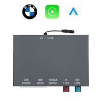 Module intelligent sans fil CarPlay pour BMW Série CIC, compatible Android Auto, commande vocale, sortie auxiliaire, caméra de recul