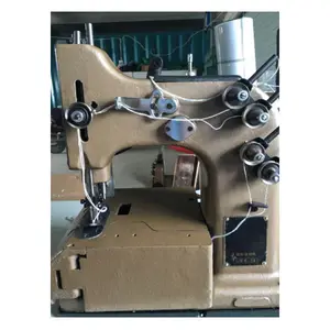 GK8-24 Double needle Four thread Bag closer sewing machine l bag making machine