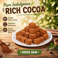 Vente en gros d'usine, chocolat noir personnalisé OEM, saveur lait et fraise, carrés de chocolat
