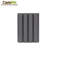 Panneau mural extérieur en WPC imperméable pour jardin, panneau mural décoratif en plastique pour villa, appartement, extérieur, rainuré