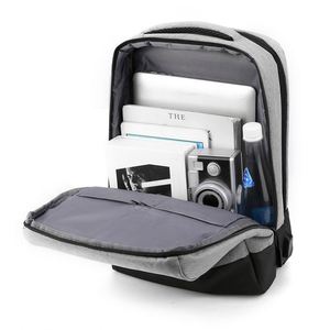High Quality <b>Black</b> Polyester Bagpack Bags 15.6 Inch Usb Waterproof Notebook <b>Men</b> Business <b>Backpacks</b> - Product Image 5
