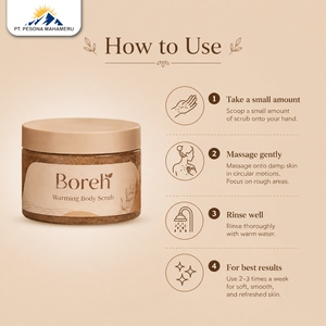Premium Traditional Warming Herbal Exfoliant for Spa <b>Body</b> Care - Product Image 3