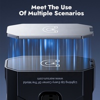 Lampe frontale rechargeable WARSUN X608 Ultra, nouvelle innovation, lampe LED magnétique pour l'extérieur