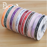 Ruban à texte anglais de 1 cm - Ruban floral et pour emballage cadeau, ruban artisanal DIY pour bouquets de fleuristes, arrangements floraux et pâtisserie