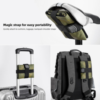 Bolsa de Almacenamiento para Herramientas de Bicicleta, Bolsa Organizadora Portátil para Bicicleta de Montaña, Estuche Vacío, Sin Herramientas Incluidas, Bolsa para Kit de Reparación de Ciclismo