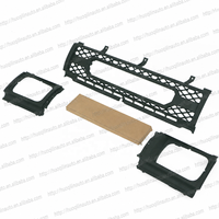 Pièces automobiles, accessoires extérieurs, calandre avant noire pour voiture, calandre de radiateur LED, fixation par boulons, compatible avec NISSAN D21 1993-1997