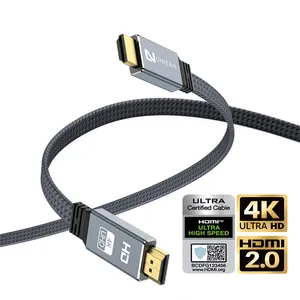High Speed 1m 2m 3m 5m HDMI Cable 4K 60Hz HDMI Digital High-Definition Cable HDMI 2.0 18Gbps Gold Plated for Monitor TV