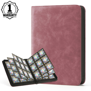 แฟ้มใส่การ์ดกันน้ำแบบสั่งทำจากโรงงาน พรีเมียม 9 ช่อง พร้อมซิป จุการ์ดได้ 360 หรือ 540 ใบ ใส่การ์ดแบบด้านข้าง สำหรับ TCG PKM MTG การ์ดสะสมกีฬา - Product Image 1