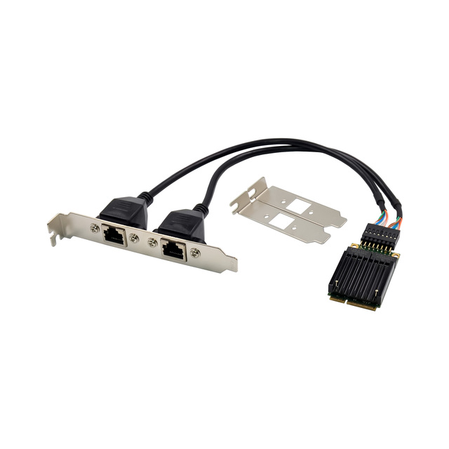 SUNWEIT ST7247 MiniPCIE 82583 Dual-1G RJ45 Industrial Ethernet NIC for Laptop External Use in Stock