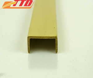 Usine U forme carrelage accessoires en acier inoxydable carrelage garniture pour mur sol meubles décoration 304 profils de carreaux de céramique - Product Image 5