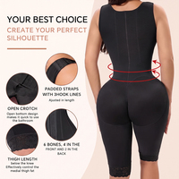 Body gainant élastique premium avec fermeture éclair pour des hanches galbées, des courbes sablier et un usage quotidien