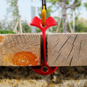 Piso de campamento viento cuerda Tent Peg camino cubierta cadenas de ancla con hueso de <span class=keywords><strong>las</strong></span> uñas - Product Image 4