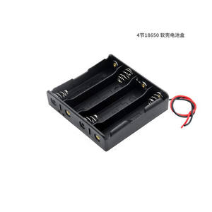 Yixingmicro casing kotak penyimpanan baterai 18650 DIY 1 2 <span class=keywords><strong>3</strong></span> 4 cara Slot DIY wadah pemegang klip baterai dengan kawat Pin timah - Product Image 4