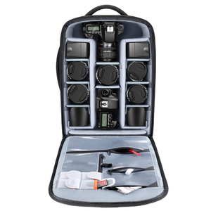 Valise à roulettes pour appareil photo <span class=keywords><strong>DSLR</strong></span> Neweer 2-en-1 avec poignée télescopique antichoc et séparateurs - Product Image 3