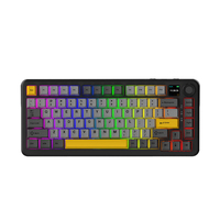 AJAZZ AK820 MAX PLUS Murad Switch-Black-Gray-Yellow-3 model-with screen- RGB