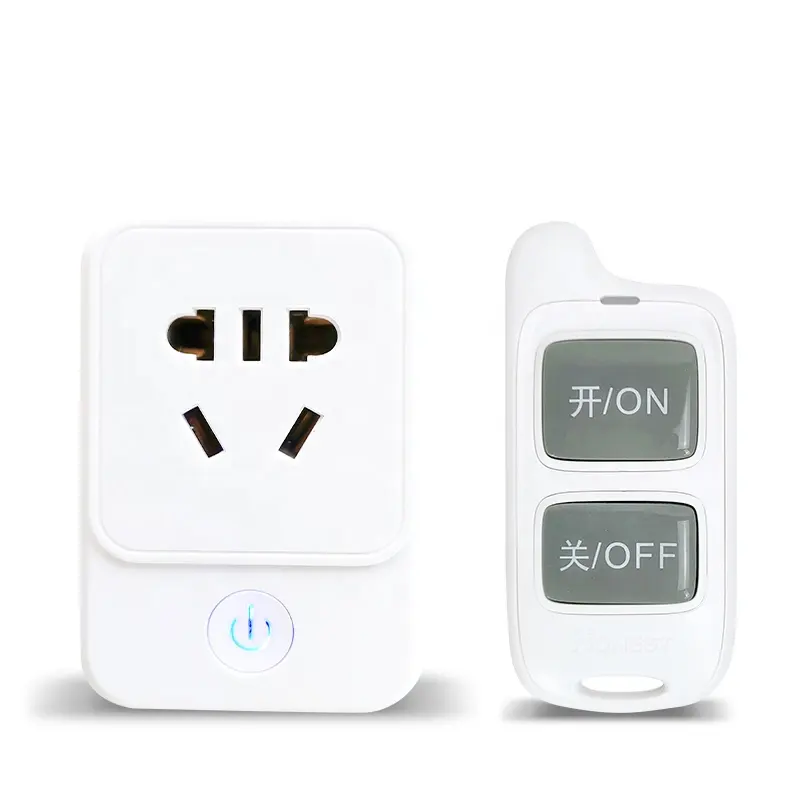 Wiring-free control power outage plug high power household power remote smart switch wireless remote control socket