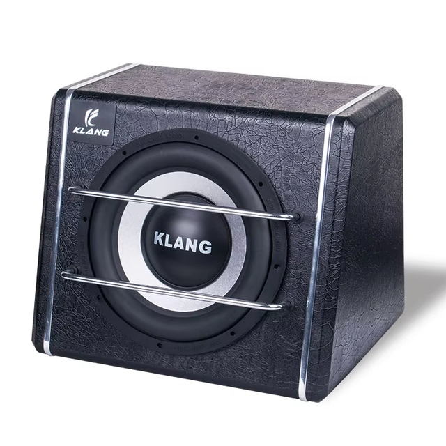 12-Inch Car Audio Subwoofer with 2000W Peak DC 12V Built-In Amplifier Strong Bass Sound Speakers and Subwoofer Box