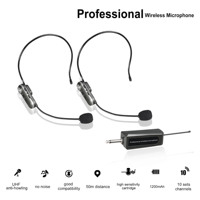 T-2 connecteur professionnel de type C de microphone de casque sans fil à double canal pour l'amplificateur mobile et d'enseignement