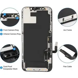 GX HE ZY GW Soft OLED LCD Display Touch Digitizer LCD Screen For iPhone 13 12 Pro MAX X XS XR XSMAX 11 Pro Max OLED