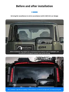 ชุดแต่ง Chery Icar V23 พร้อมไฟท้ายแบบมีปีก ไฟเบรกแบบติดเสา D-pillar ไฟเลี้ยวแบบไหล ไฟ LED อุปกรณ์ตกแต่ง Icar V23 - Product Image 4