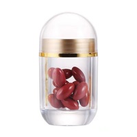 5ml 10ml 8ml 15ml 35ml 60ml Capsule en plastique transparente Comprimés Poudre solide Médecine Liquide Vitamine Santé Supplément Bouteille