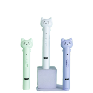 Vente en gros de jouets interactifs et de mouvement pour animaux de compagnie, pointeur laser infrarouge à tête de chat amusant avec recharge USB, anti-ennui - Product Image 1