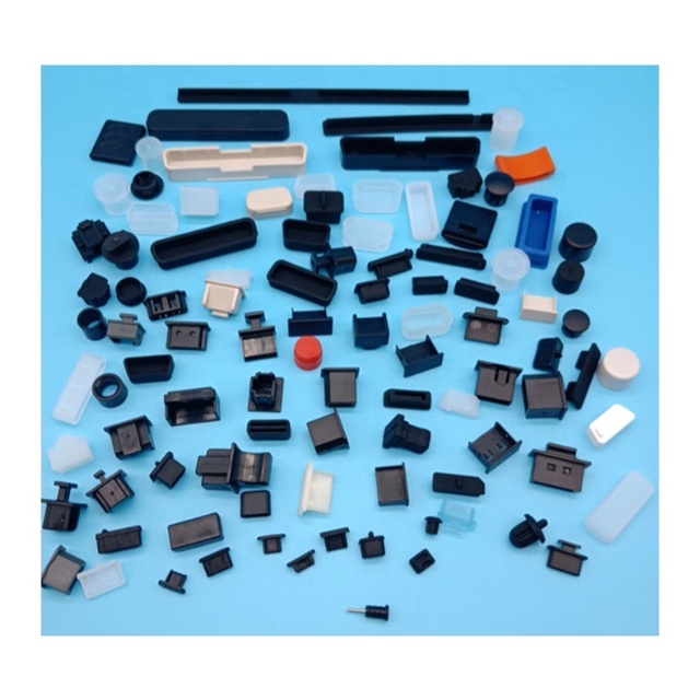 Custom Silicone Rubber USB Type C RJ45 Rj11 VGA Micro USB Mini USB SFP Dust Cover Dust Plug