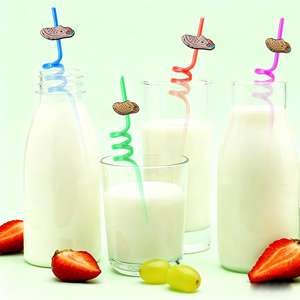 Pailles en spirale pour <span class=keywords><strong>Crocs</strong></span>, en PVC souple, motif dessin animé, fournitures de fête, articles de vacances, best-sellers transfrontaliers - Product Image 2