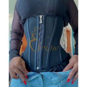 Forte abdominale sablier façonnant la poitrine ouverte taille formateur AfruliA Fajas Colombiana ceinture corps complet Shaper soulever bout à bout - Product Image 6