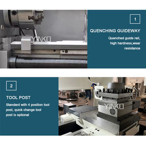 1000 मिमी बेंच लेथ मशीन धातु मोड़ लेथ इंजन क्षैतिज लद मशीन टोरनो - Product Image 2