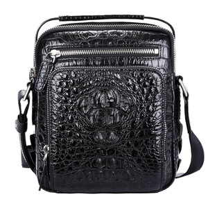 东欧热销鳄鱼纹真皮大容量商务男士单肩/斜挎包冬季 - Product Image 5