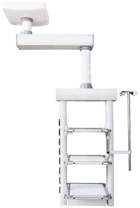 YSH <span class=keywords><strong>Veterinaria</strong></span> de alta calidad, fuerte, práctica y fácil de mover, torre de grúa de Hospital, torre de laparoscopio de un solo brazo de lujo - Product Image 2