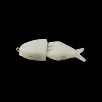 Leurre de pêche OEM non peint, type crankbait, 5,7g 9,7g, en plastique dur simulé, à coulée lente, 2 segments, pour eau douce, saumon, rivière