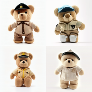 Ours en peluche doux sur mesure 2025, jouet classique en peluche pour bébé, jouet en peluche pour voiture, fabriqué en Chine, en nylon, personnalisable OEM - Product Image 4