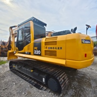 Excavatrice d'occasion Komatsu PC220-8, 22 tonnes, avec boîte de vitesses, roulement PLC, capacité de godet de 1,0 m³