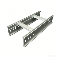 Cadre de pont en alliage d'aluminium de type échelle personnalisé, profilés en aluminium, plateaux métalliques pour câbles, plateaux pour câbles en alliage d'aluminium
