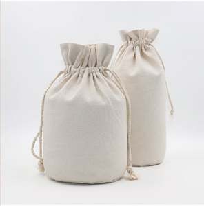 ถุงผ้าแคนวาสแบบมีเชือกสำหรับบรรจุภัณฑ์เทียนขายส่ง - Product Image 2