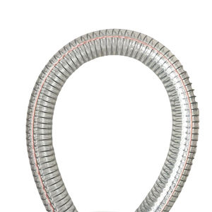 Tubo Flessibile Industriale in PVC Trasparente 100m con Elica Metallica Rinforzato Antiabrasione per Drenaggio Irrigazione Giardino - Product Image 6