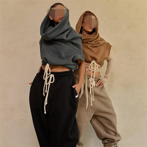 <span class=keywords><strong>Felpa</strong></span> con <span class=keywords><strong>Cappuccio</strong></span> <span class=keywords><strong>Senza</strong></span> <span class=keywords><strong>Maniche</strong></span> da Donna, Casual, Semplice, Basic, Streetwear, Moda Autunnale - Product Image 3