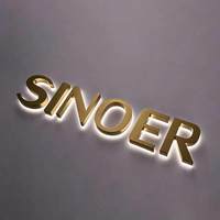 Letras LED Retroiluminadas Personalizadas al por Mayor, Letrero Luminoso 3D, Letrero con Nombre de Marca Personalizado para Tienda, Salón, Recepción de Hotel