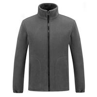 3-en-1 Couleur Unie Printemps/Automne Hiver Vestes Extérieures pour Couples Col Montant Fermeture Éclair Conception Processus de Tissage pour Voyage