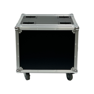 Caja de Transporte Resistente OEM 8U con Amortiguación para Amplificador, con 4 Ruedas y Ranuras, Puerta Frontal/Trasera Modular - Product Image 3