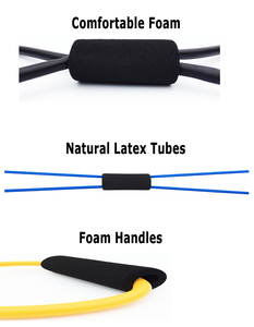 Bandes de Résistance Jstar pour Entraînement à Domicile, Entraînement de la Poitrine, Étirements, 8 Formes, <span class=keywords><strong>Corde</strong></span> de Tension, <span class=keywords><strong>Corde</strong></span> de Yoga, Matériel TPE - Product Image 5