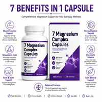 Offre Spéciale : Complément Alimentaire en Capsules de Magnésium Pur Complexe pour une Routine de Bien-être Quotidienne pour Tous