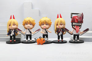 Set de 5 Figuras de <span class=keywords><strong>Chainsaw</strong></span> <span class=keywords><strong>Man</strong></span> en Versión Q: Power, Blood, Devil, <span class=keywords><strong>Aki</strong></span> Hayakawa, Denji, Pochita, Muñecos Coleccionables de Anime para Decoración - Product Image 2